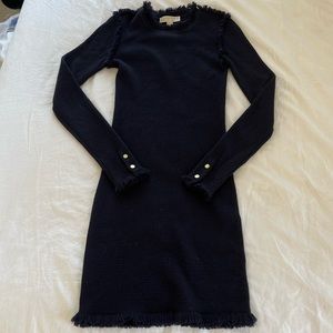 Michael Kors navy blue sweater dress